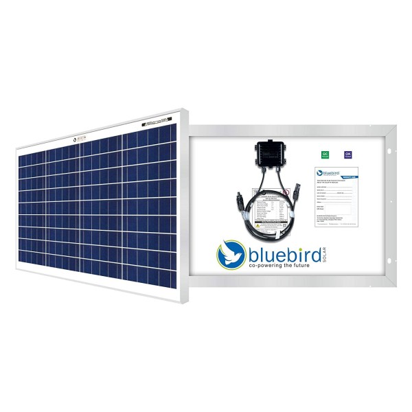 40 Watt 12 Volt Polycrystalline Solar Panels Bluebird