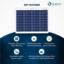 50 Watt 12 Volt Polycrystalline Solar Panels Bluebird 50 Watt 12 Volt Polycrystalline Solar Panels Bluebird