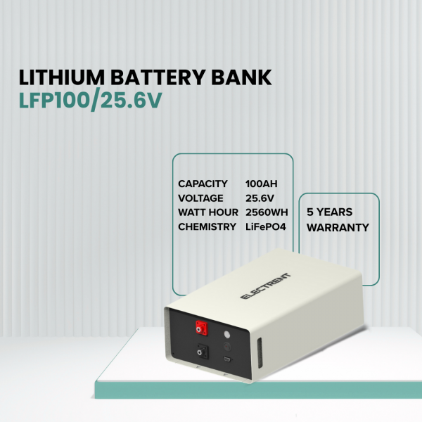 Lithium Battery LFP100/25.6V 