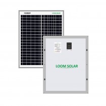 Loom Solar Panel 20 watt - 12 volt for Small Battery Charging