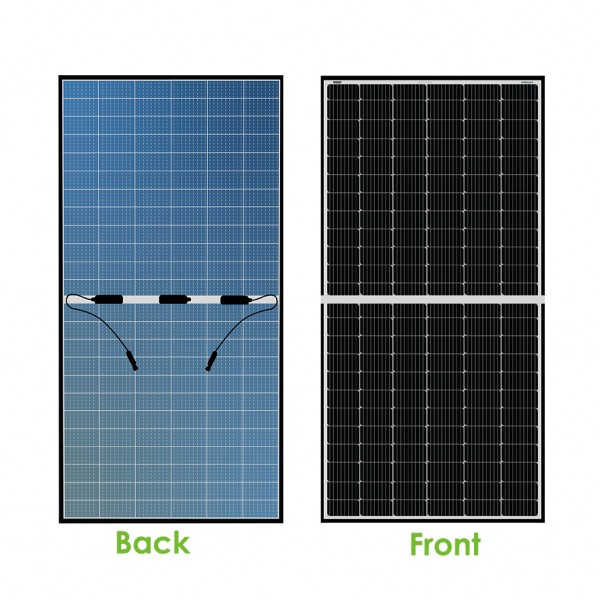 SHARK Bi-Facial Solar Panel, 440 - 530 Watt, 144 Cells, 9 Bus Bar (pack of 2)