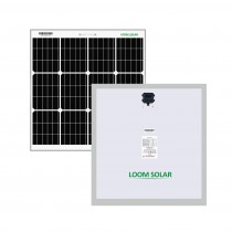Loom Solar Panel 75 watt - 12 volt Mono Perc