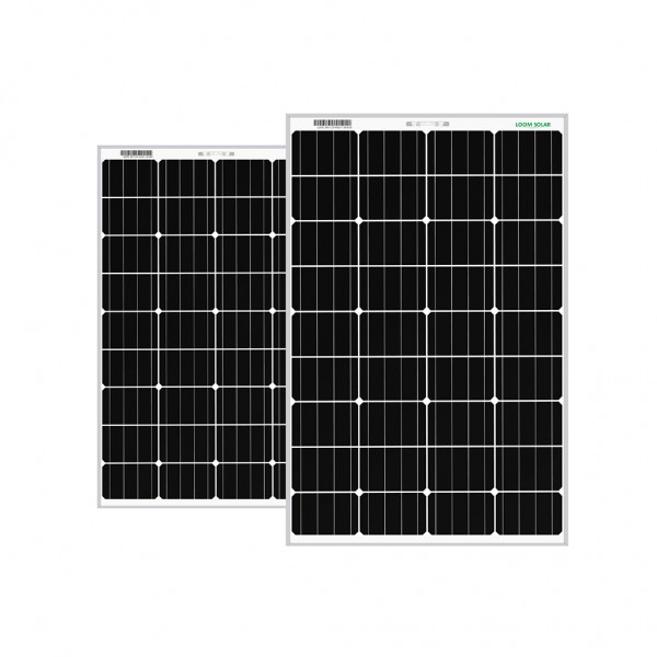 Loom Solar Panel 125 watt - 12 volt Mono Perc (Pack of 2)