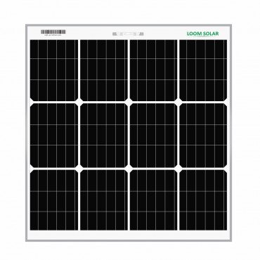 Loom Solar Panel 75 watt - 12 volt Mono Perc