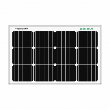 Loom Solar Panel 50 watt - 12 volt Mono Perc