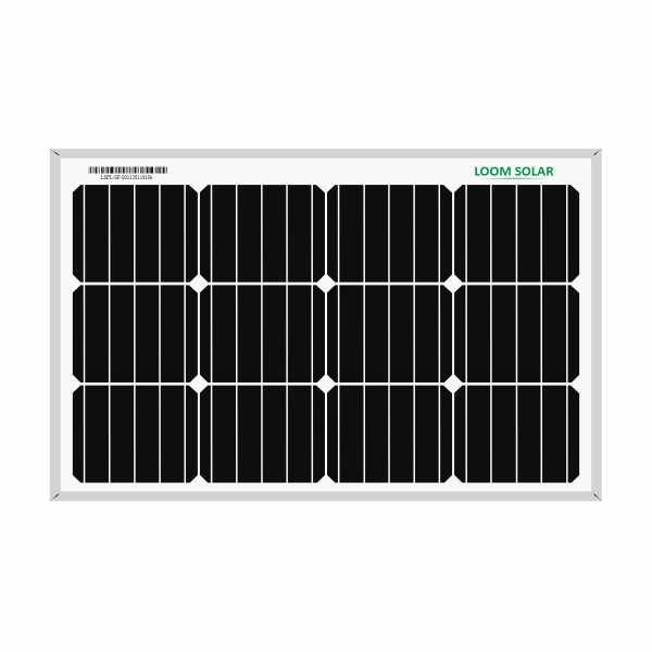 Loom Solar Panel 50 watt - 12 volt Mono Perc 