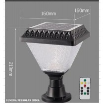 Solar Pillar, Ground, Lawn light Set with Remote