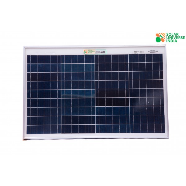 40 Watt Polycrystalline Solar Panel Solar Universe India 