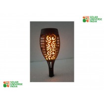 SUI-KS-Mini Solar Flame Light (Orange) - Set of Two