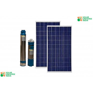 solar universe India 0.5HP Pump + 2 x 200W SPV (24V) Solar Water Pump