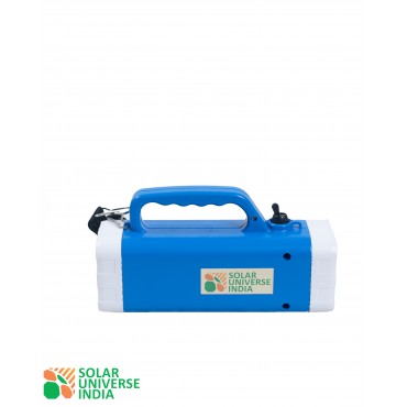 Solar LED Torch With Robust Holder, 24Wh Inbuilt Battery