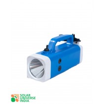 Solar LED Torch With Robust Holder, 24Wh Inbuilt Battery, 3W Solar Panel Solar Universe India