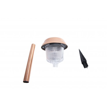 Copper Based Solar Garden & Exterior Light Set (Free Standing Pack of 1)