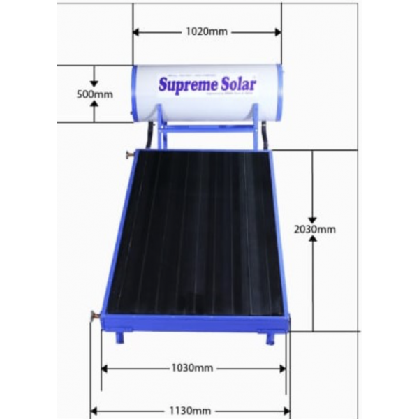 110LPD FPC GLC Pressurised Supreme Solar Water Heater (Heavy Plus) 110LPD FPC GLC Pressurised Supreme Solar Water Heater (Heavy Plus)