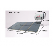 500 LPD FPC Non-Pressure Anu Solar Water Heater