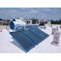500 LPD High Pressure FPC Supreme Solar Water Heater with (2 x1) m panel size