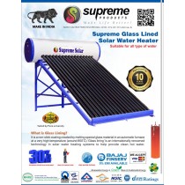 165 LPD  ETC Non Pressurized GLC Supreme Solar Water Heater