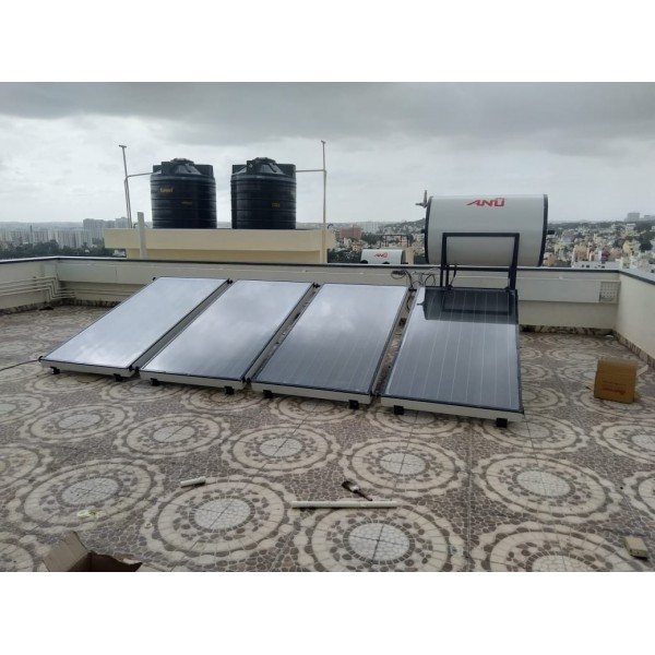 500 LPD FPC Pressurized Anu Solar Water Heater