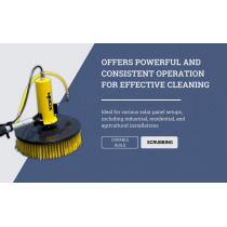 MOTORIZED WET+DRY COMBO CLEANING MACHINE WITH  BATTERY WITH  6 METER POLE