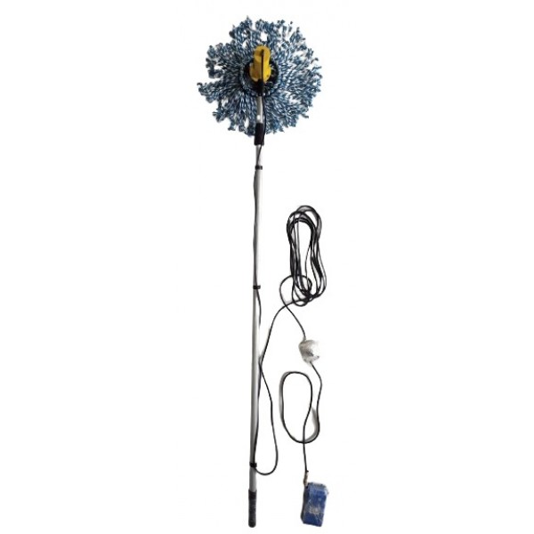 MOTORIZED SINGLE HEAD DRY CLEANING MACHINE WITH BATTERY WITH 4 METER POLE MOTORIZED SINGLE HEAD DRY CLEANING MACHINE WITH BATTERY WITH 4 METER POLE