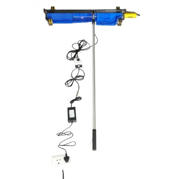 MOTORIZED HORIZONTAL DRY ROLLING MACHINE WITHOUT BATTERY WITH 3 METER POLE