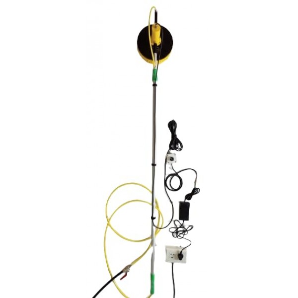 MOTORIZED SINGLE HEAD WET CLEANING MACHINE WITHOUT BATTERY WITH 3 METER POLE MOTORIZED SINGLE HEAD WET CLEANING MACHINE WITHOUT BATTERY WITH 3 METER POLE