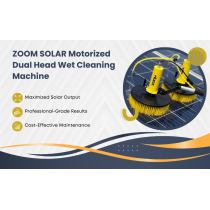 MOTORIZED DUAL HEAD WET CLEANING MACHINE WITHOUT  BATTERY 6 METER POLE