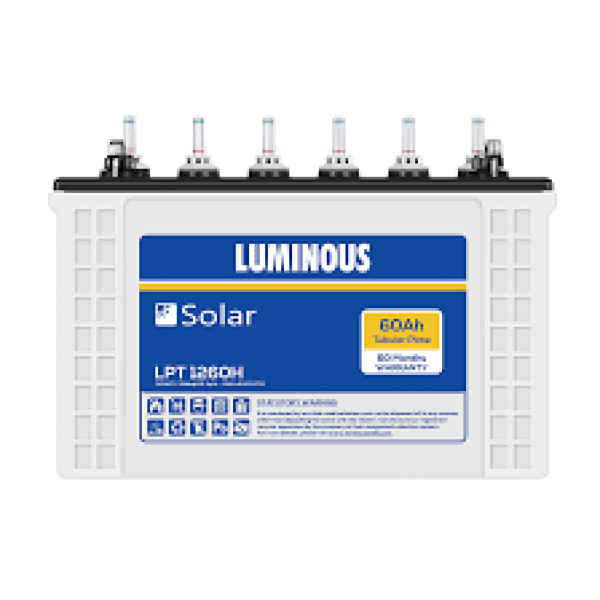 Luminous Solar 60 Ah Tubular Battery