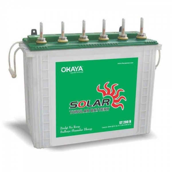 Okaya Solar 200 Ah Tubular Battery 