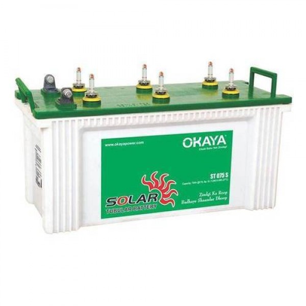 Okaya Solar 75 Ah Tubular Battery 