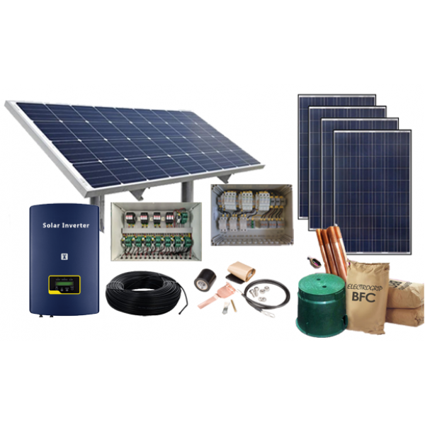 Engineering ,Designing, Installation, Testing And Commissioning Of 5.085 KWatt On-Grid Solar Power System 