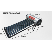 100 LPD Racold ETC Alpha Plus Solar Water Heater