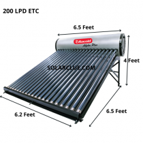 200 LPD Racold Alpha Plus solar water heater
