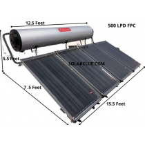 500 LPD Racold FPC Omega Max8 Solar Water Heater