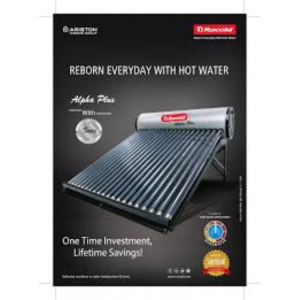 250 LPD Racold ETC Alpha Plus Solar Water Heater