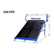 220 LPD ETC Non Pressure GLC Supreme Solar Water Heater