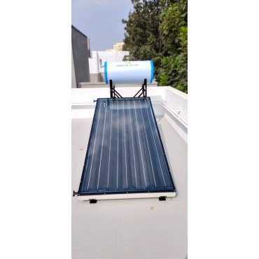 100 LPD FPC Non-Pressurized Varistor Solar Water Heater ; 5 years warranty