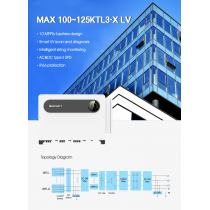 Growatt 100 kwatt, 3 Phase MAX 100KTL3 LV on-Grid Solar Power Inverter