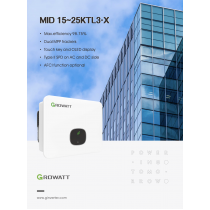 Growatt 25 kwatt, 3 Phase  MID 25KTL3-X on-Grid Solar Power Inverter