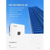 Growatt 40 kwatt, 3 Phase MID 40KTL3-X2 on-Grid Solar Power Inverter