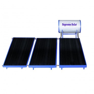 300 LPD Normal Pressure FPC Supreme Solar Water Heater with (2 x 1) m panel size